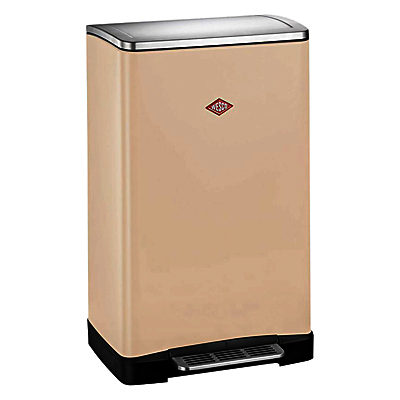 Wesco Big Double Boy Recycling Bin, 36L Almond